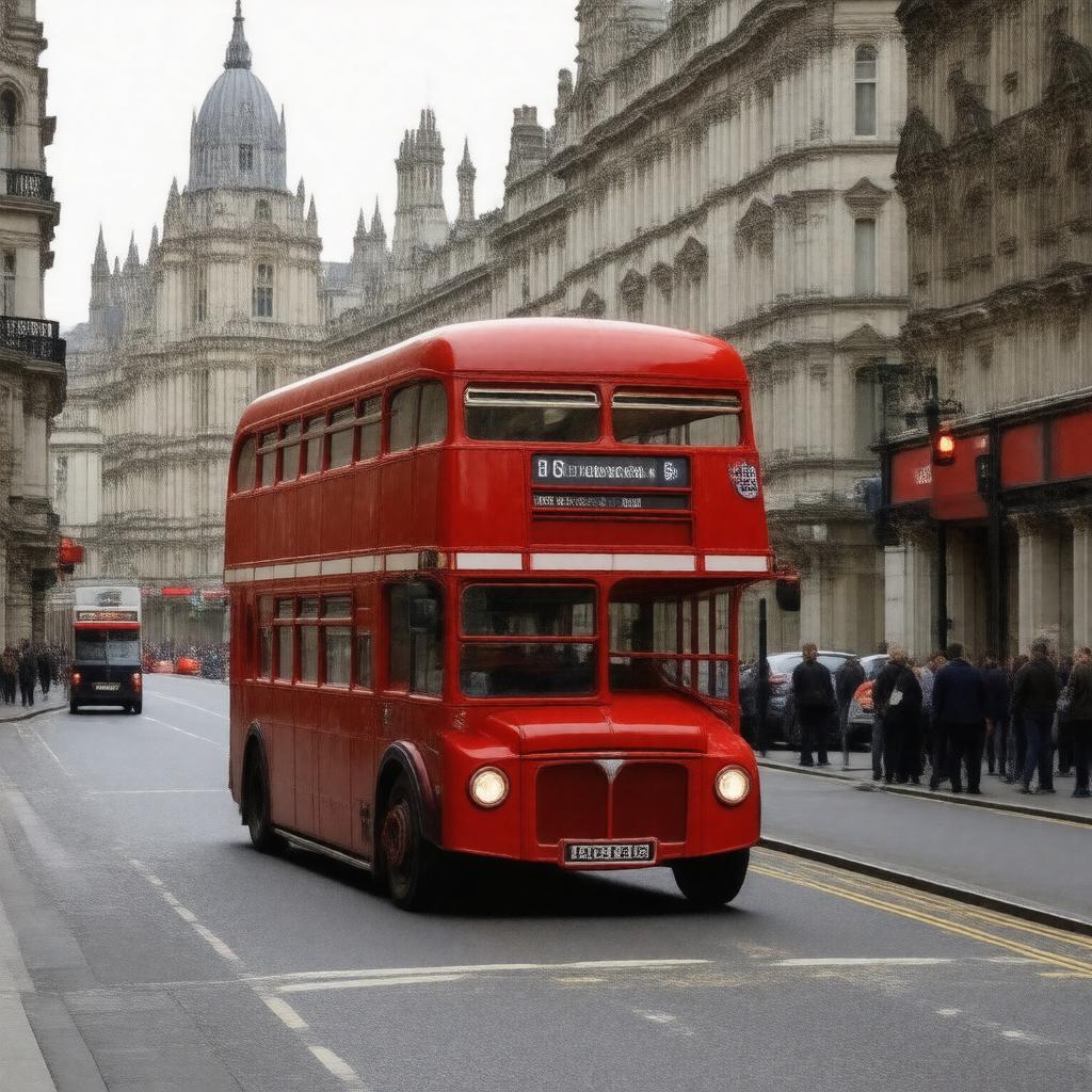 AI-created image of London Buses 159