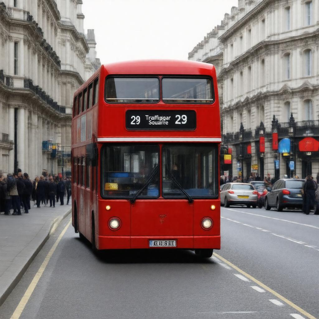 AI-created image of London Buses 29