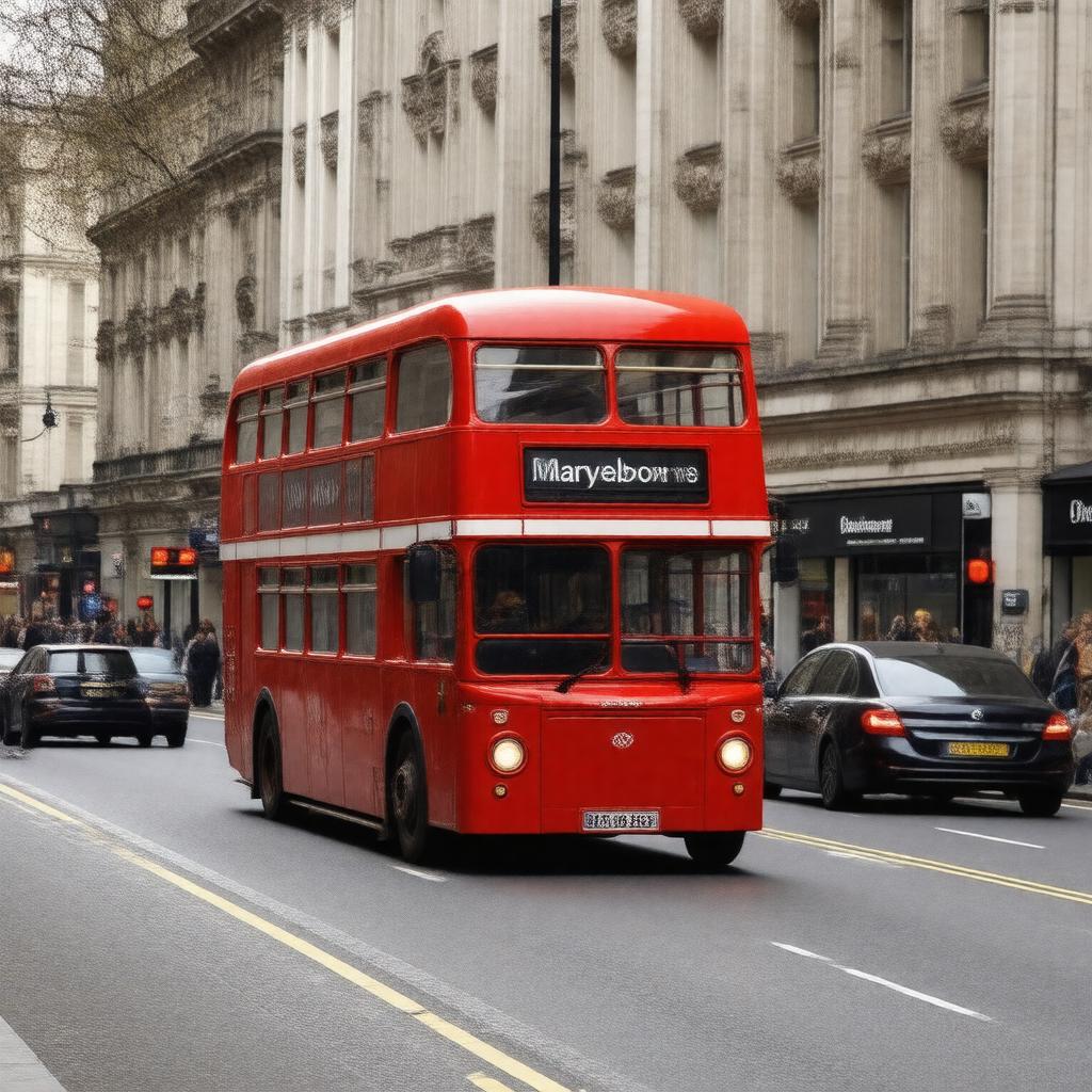 AI-created image of London Buses 453