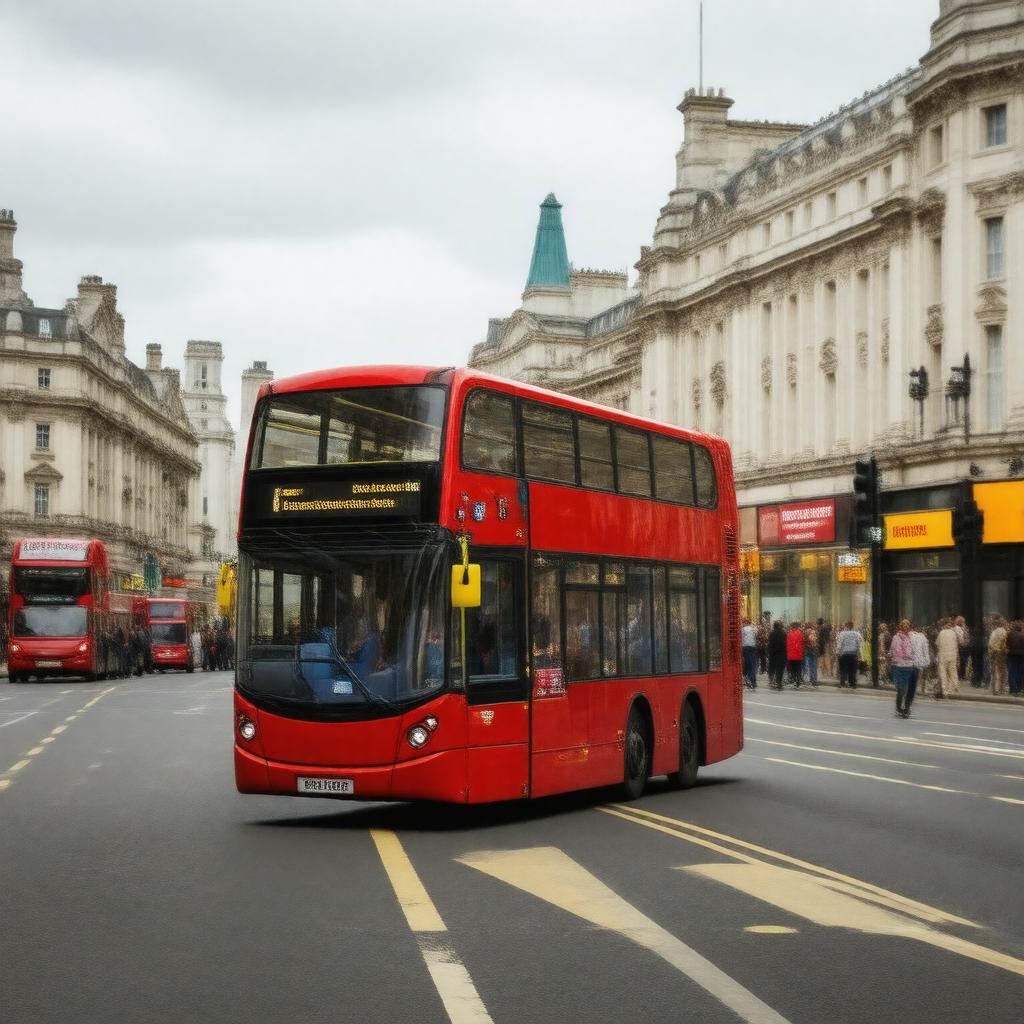AI-created image of London Buses 6