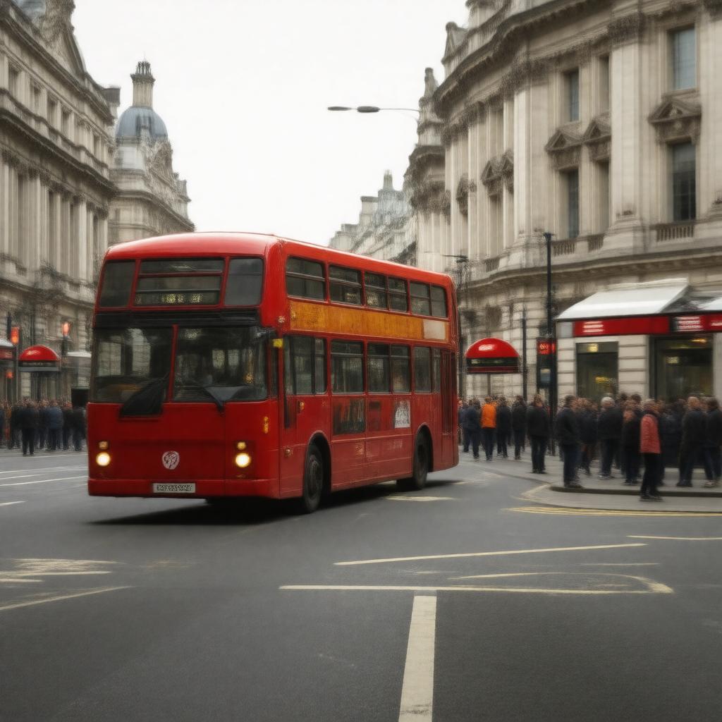AI-created image of London Buses 73