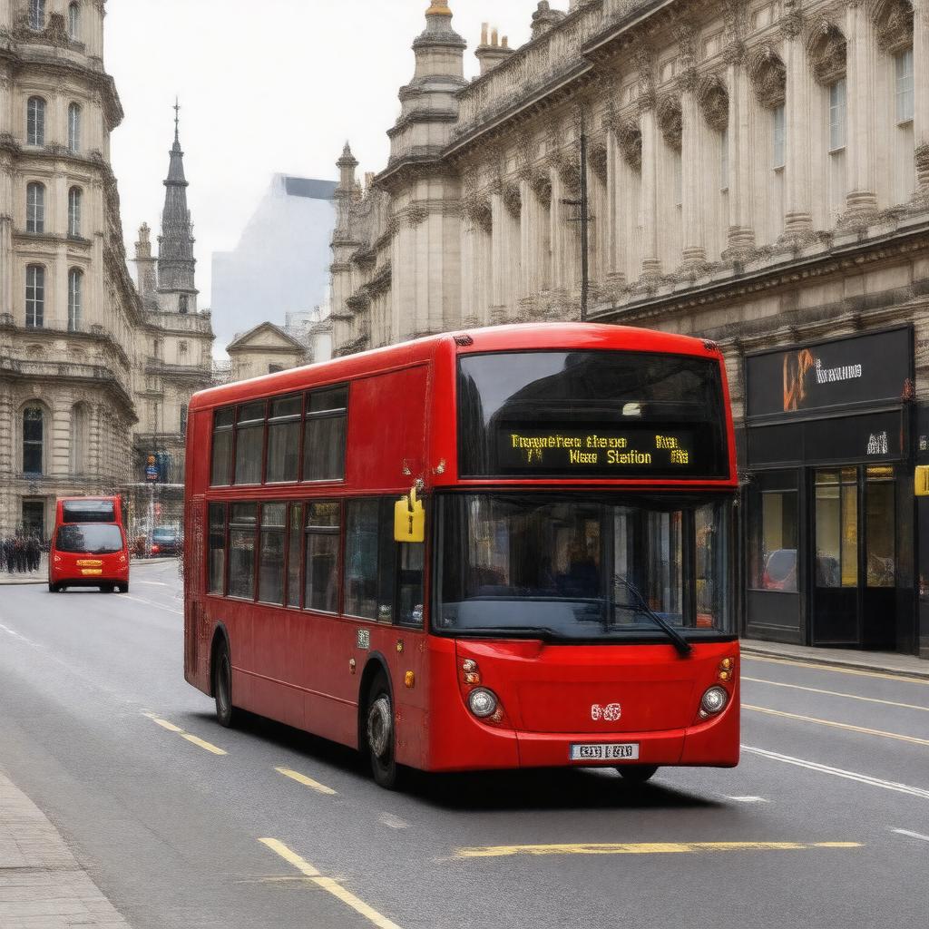 AI-created image of London Buses 76