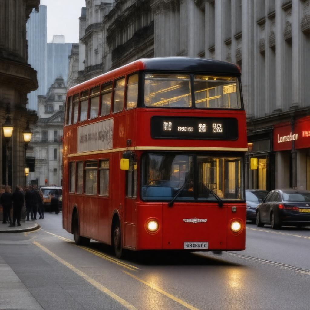 AI-created image of London Buses 98