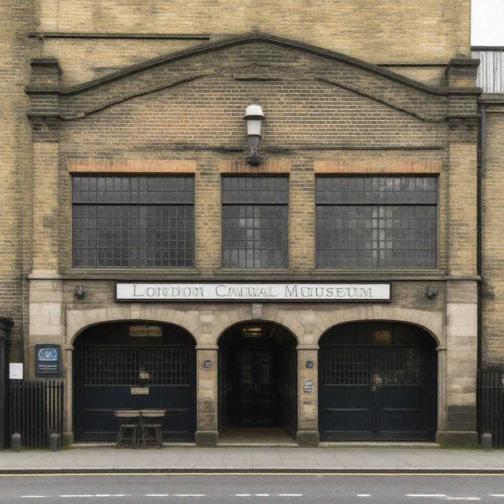 AI-created image of London Canal Museum