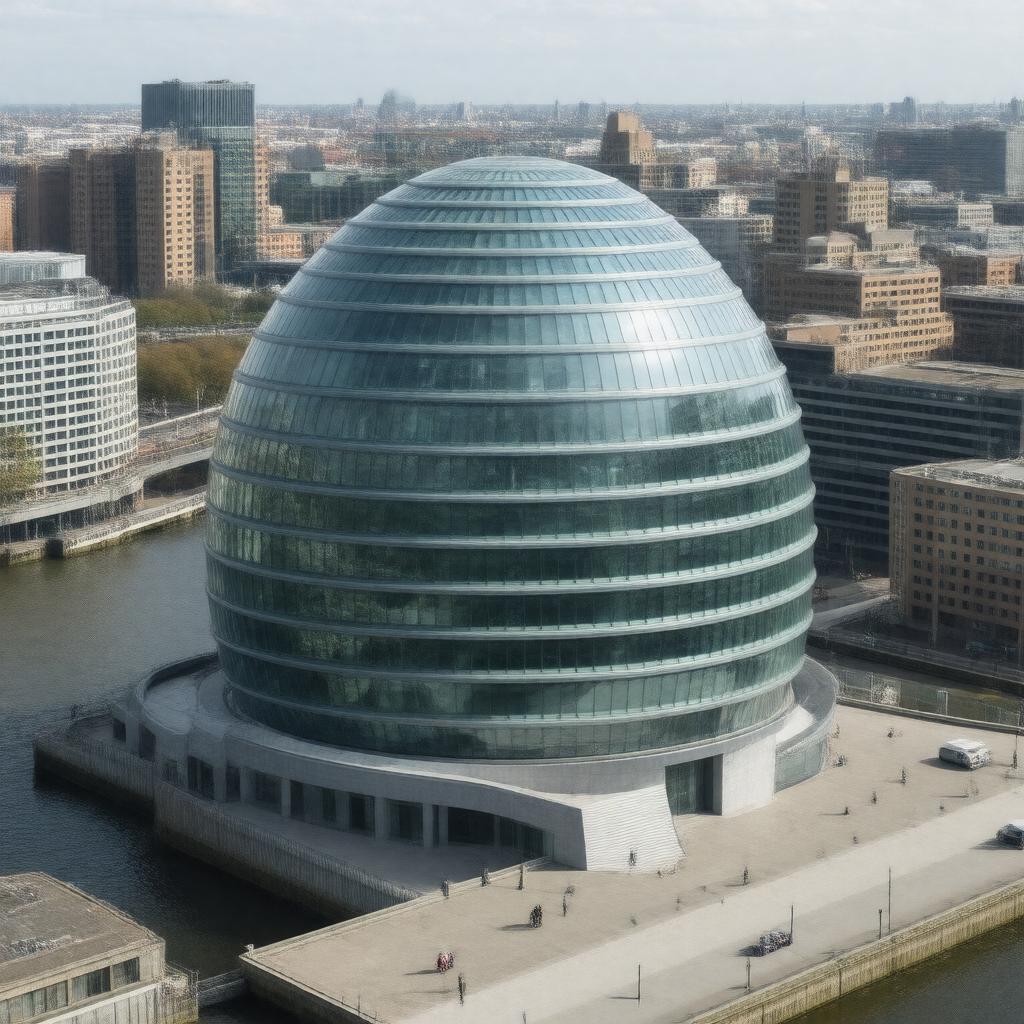 AI-created image of London City Hall