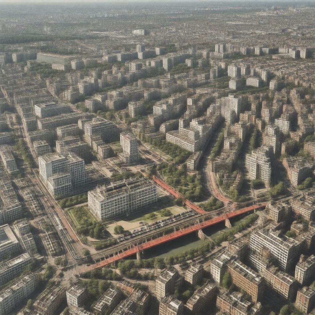 AI-created image of London City Island