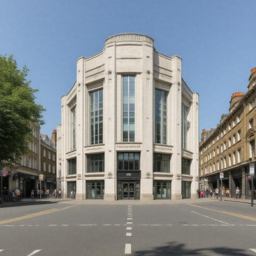 AI-created image of London College of Fashion