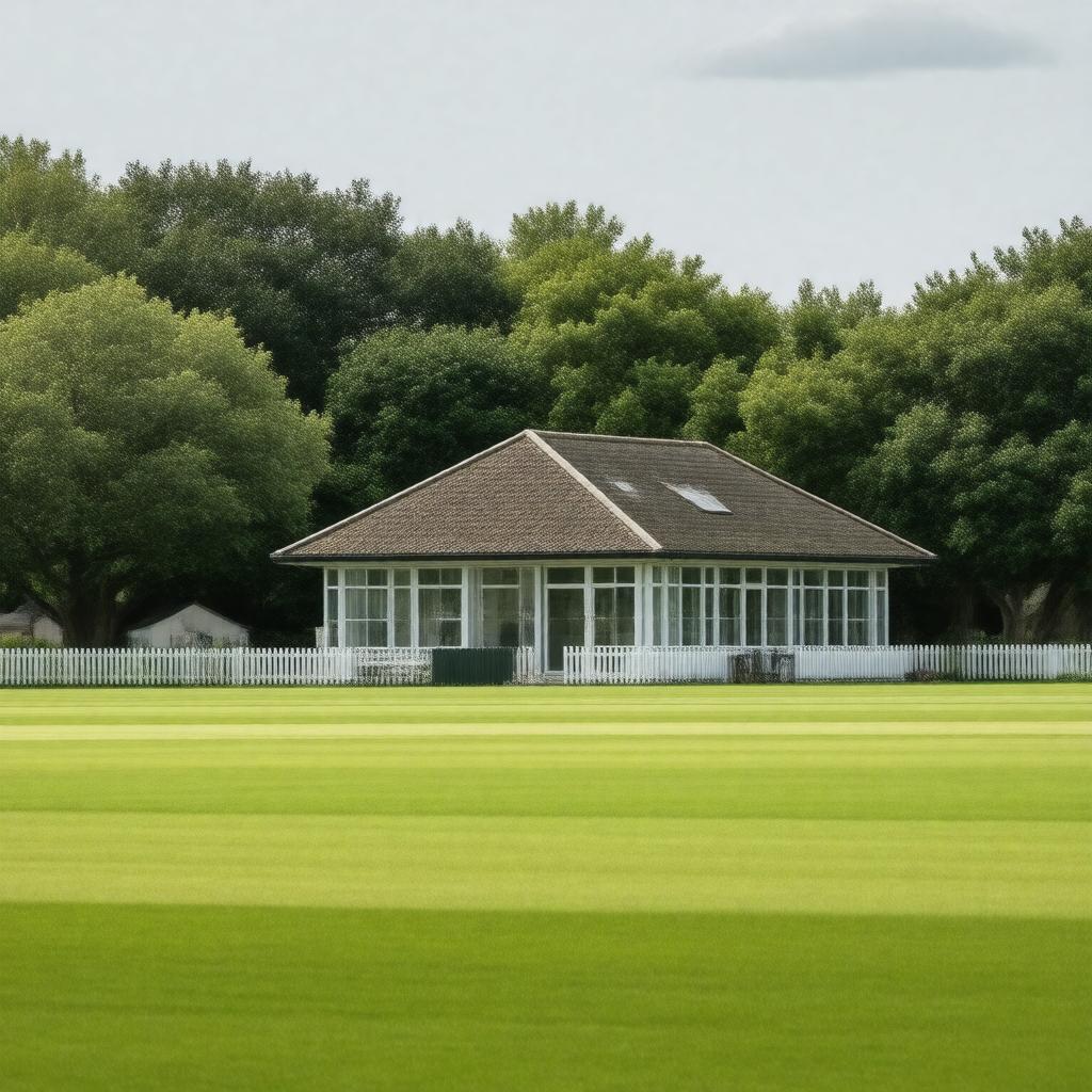 AI-created image of London Colney Cricket Club