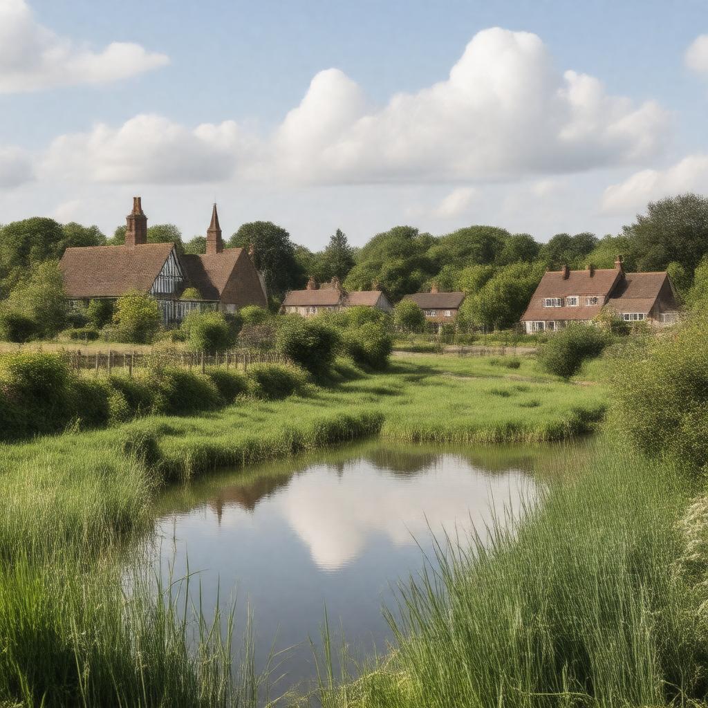 AI-created image of London Colney