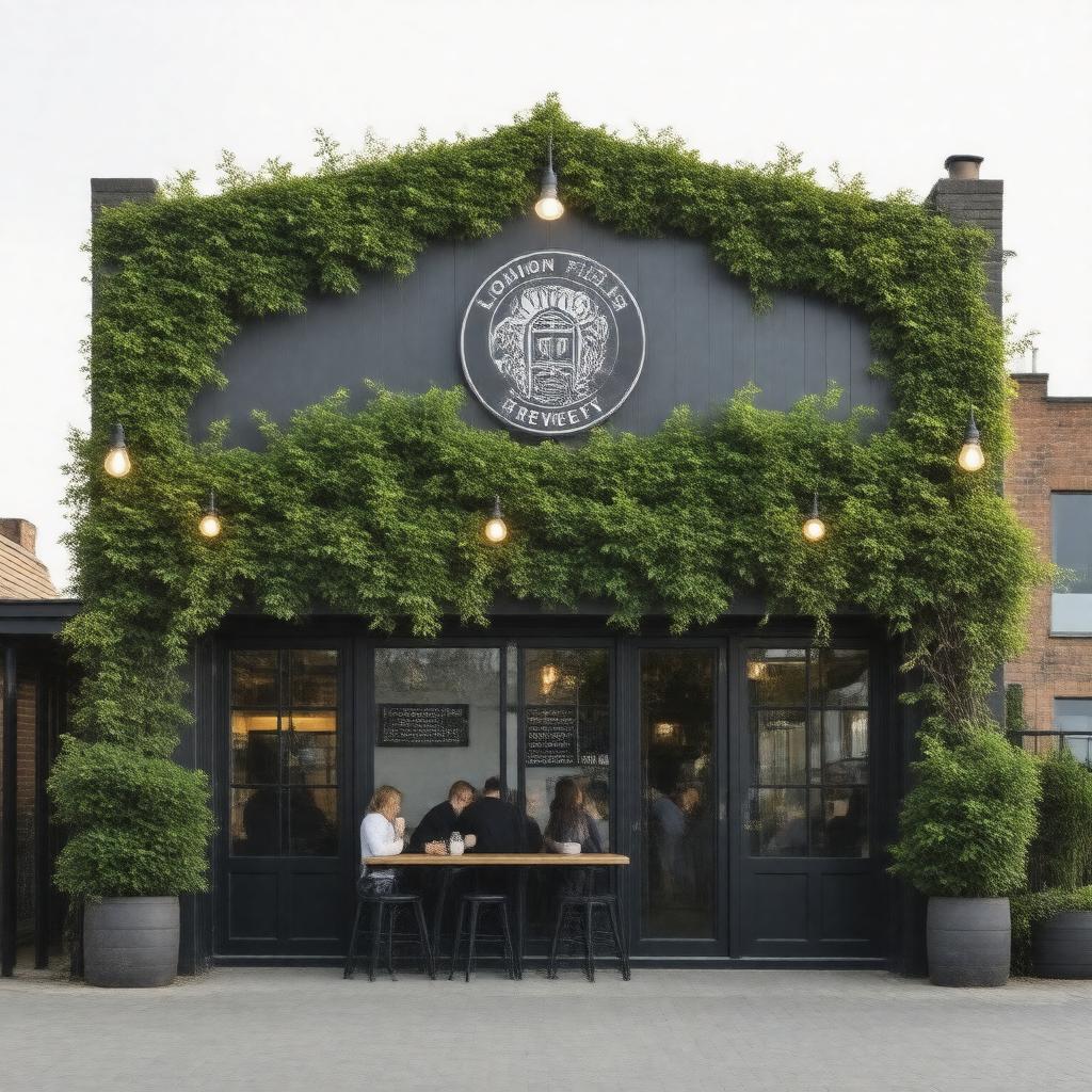 AI-created image of London Fields Brewery
