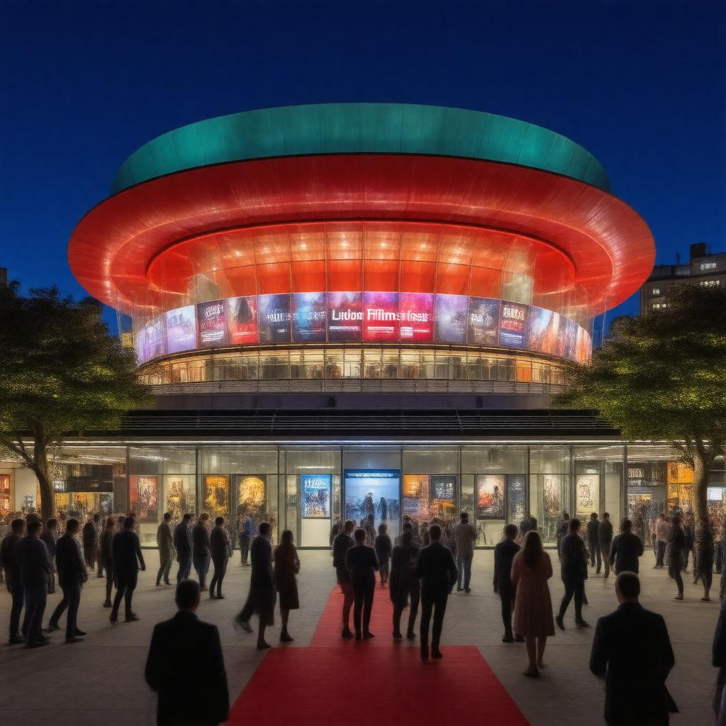 Click to view larger image AI-created image of London Film Festival