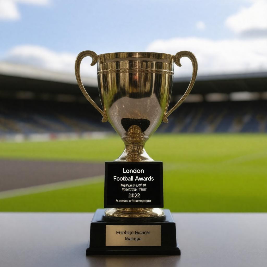 AI-created image of London Football Awards Manager of the Year 2022