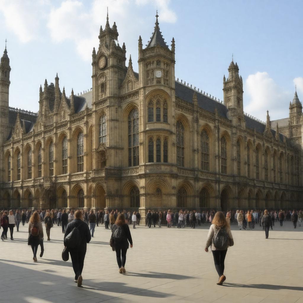 AI-created image of London Guildhall University