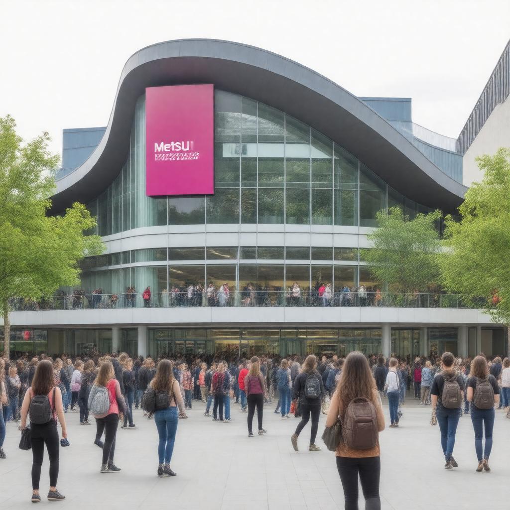Click to view larger image AI-created image of London Metropolitan University Students' Union