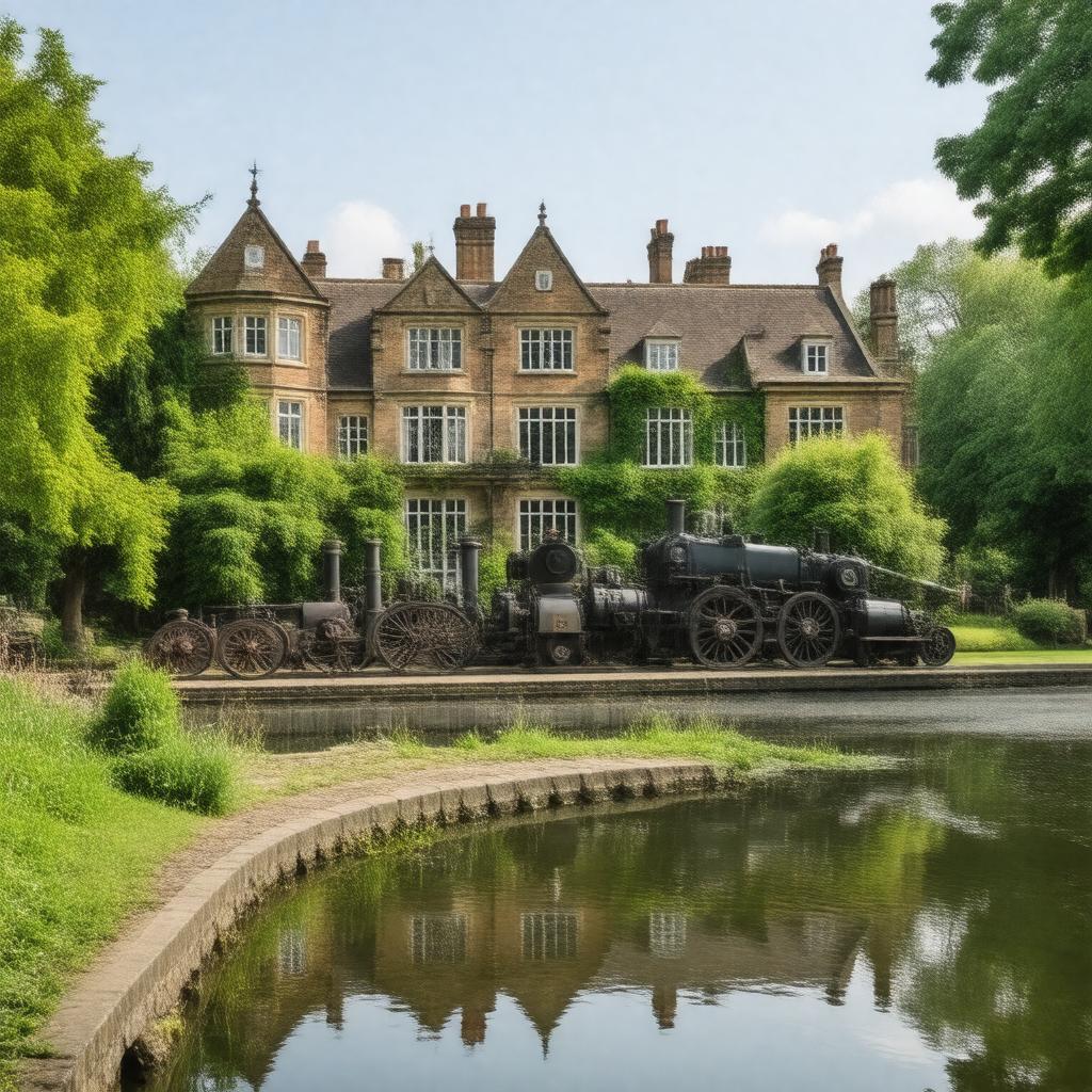 AI-created image of London Museum of Water & Steam