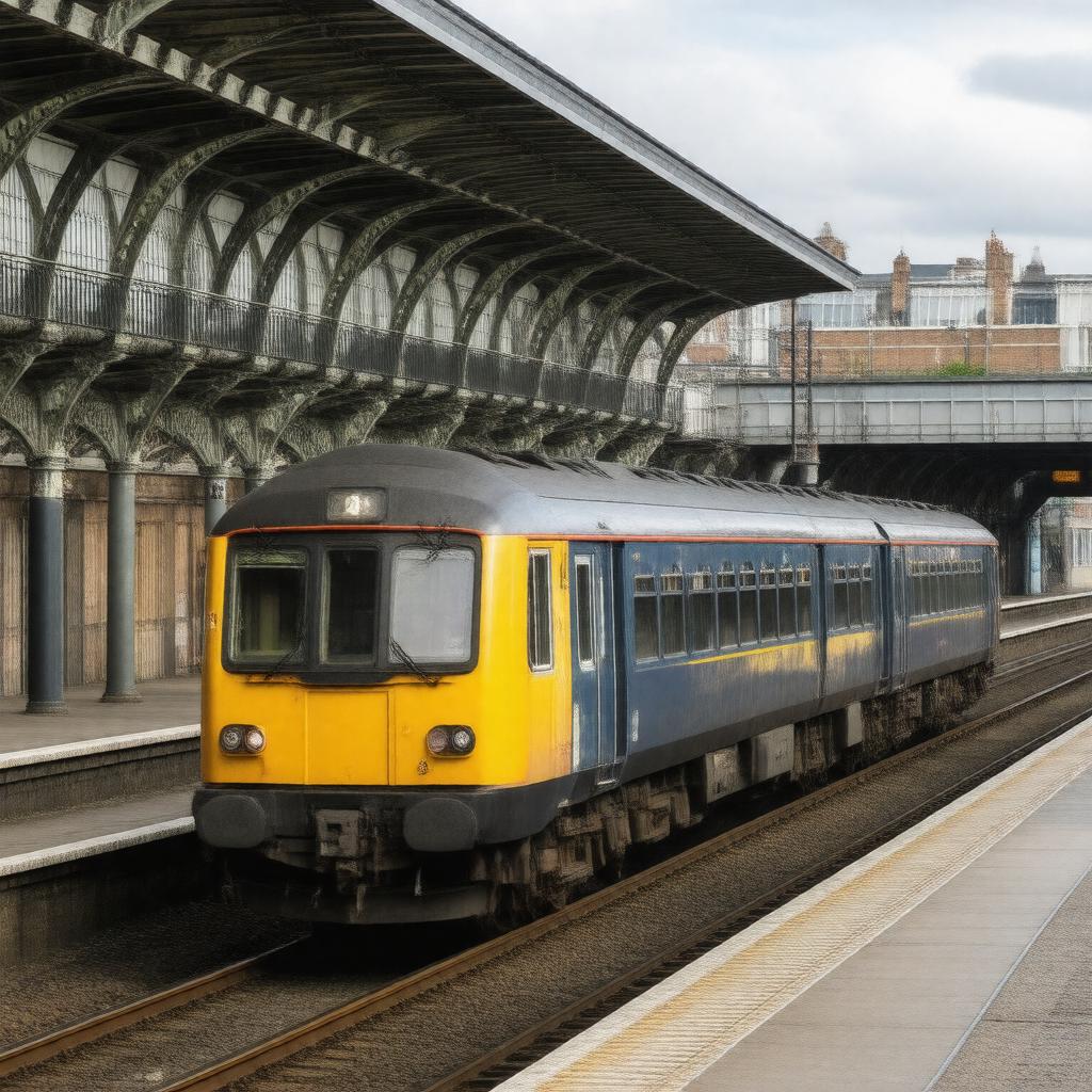AI-created image of London Northwestern Railway