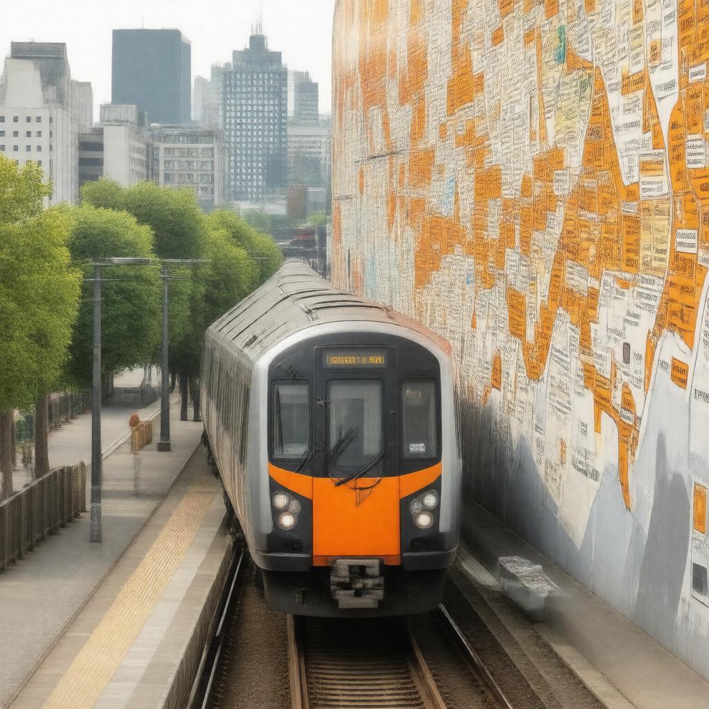 Click to view larger image AI-created image of London Overground East London Line