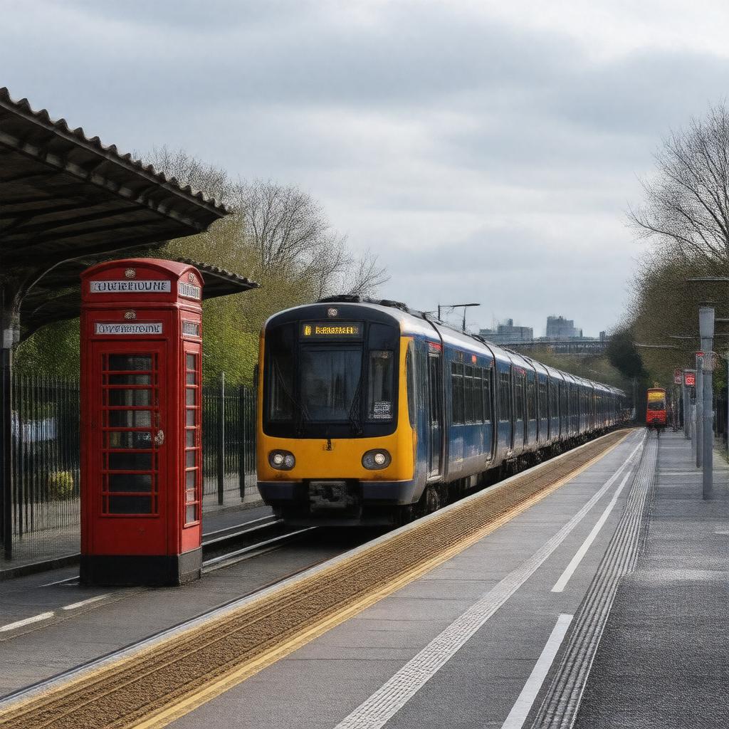 Click to view larger image AI-created image of London Overground West London Line