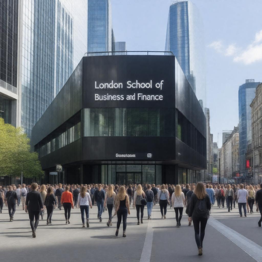 Click to view larger image AI-created image of London School of Business and Finance