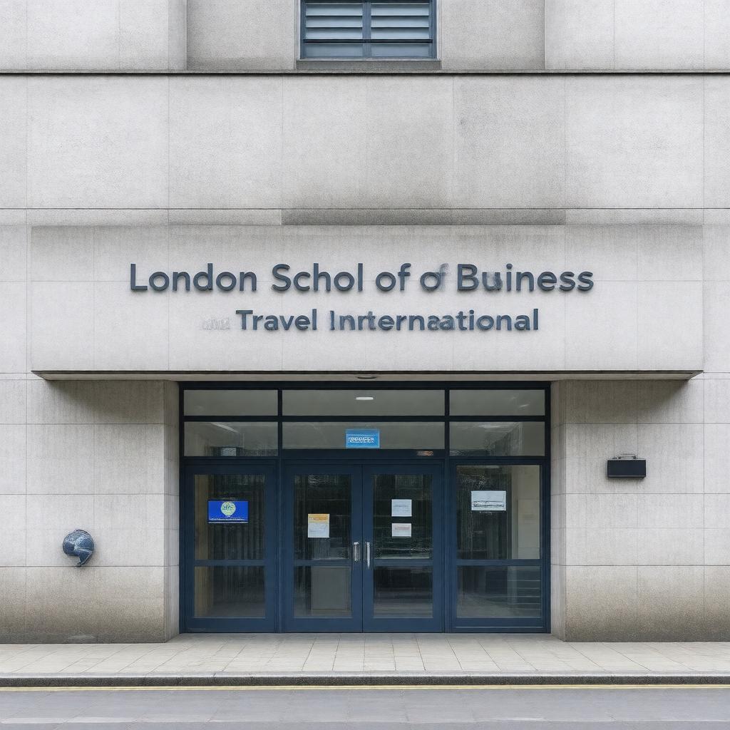 AI-created image of London School of Business and Travel International