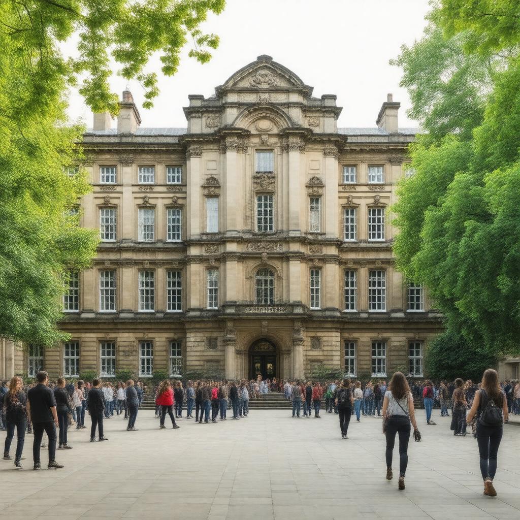 AI-created image of London School of Oriental and African Studies