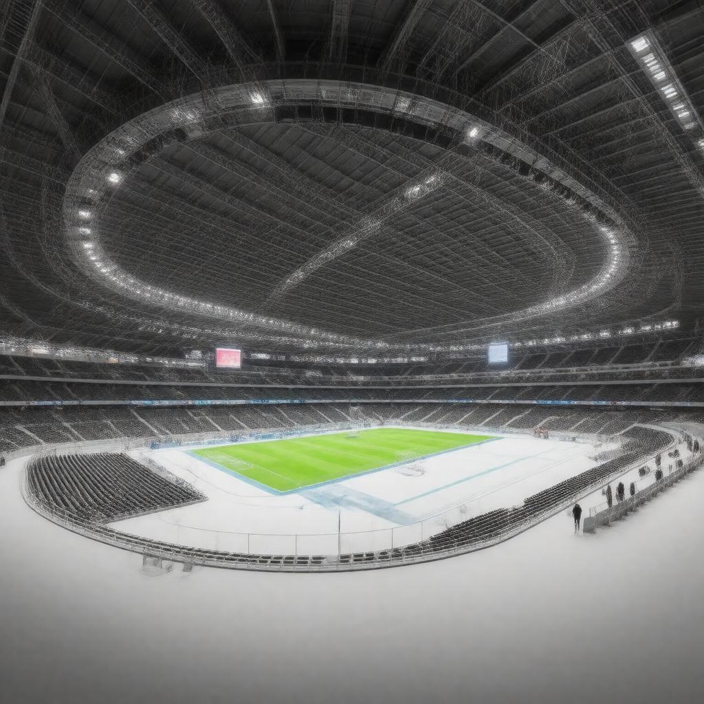 AI-created image of London Stadium