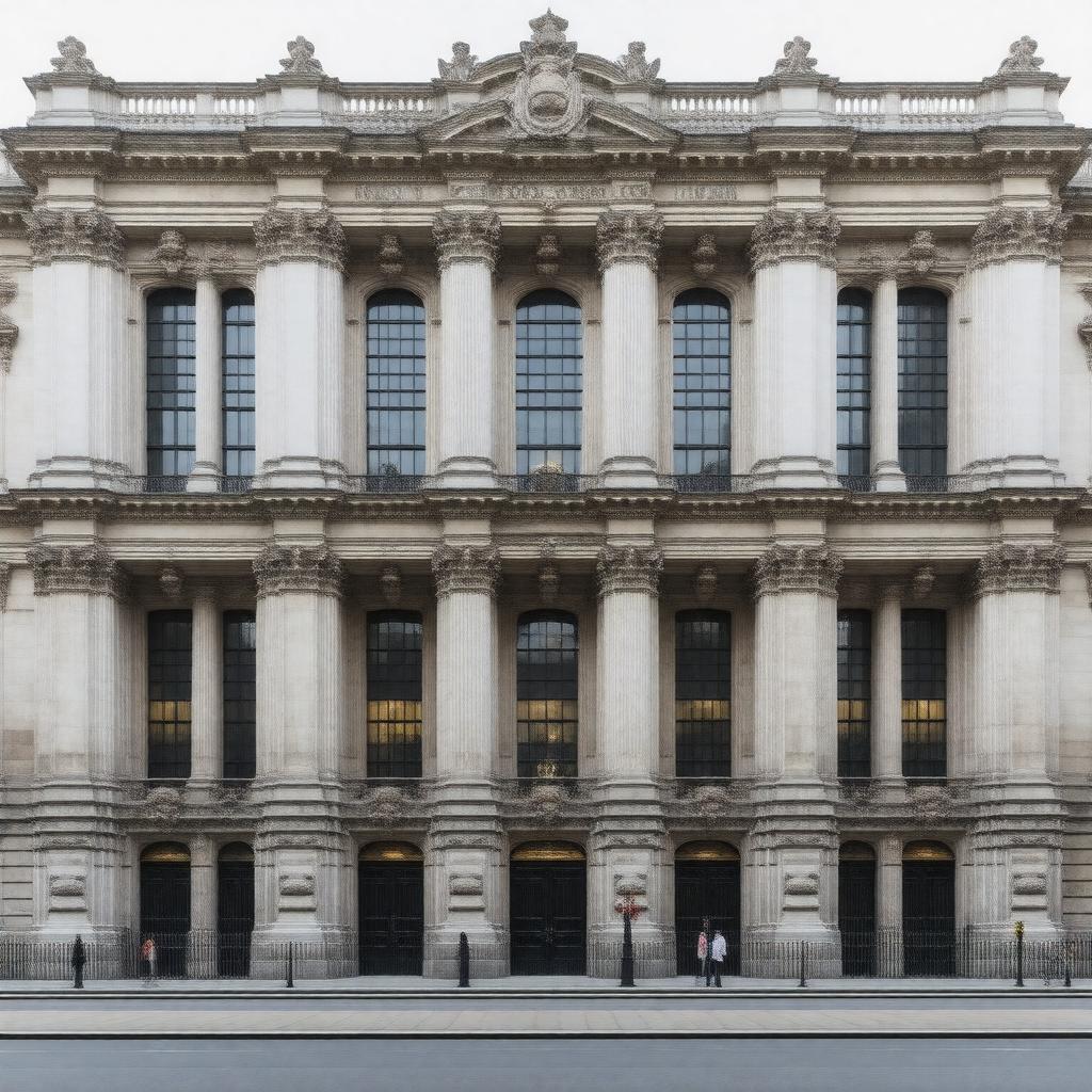 Click to view larger image AI-created image of London Stock Exchange (formerly)
