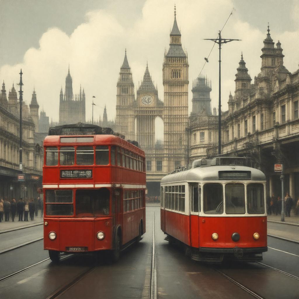 AI-created image of London Transport