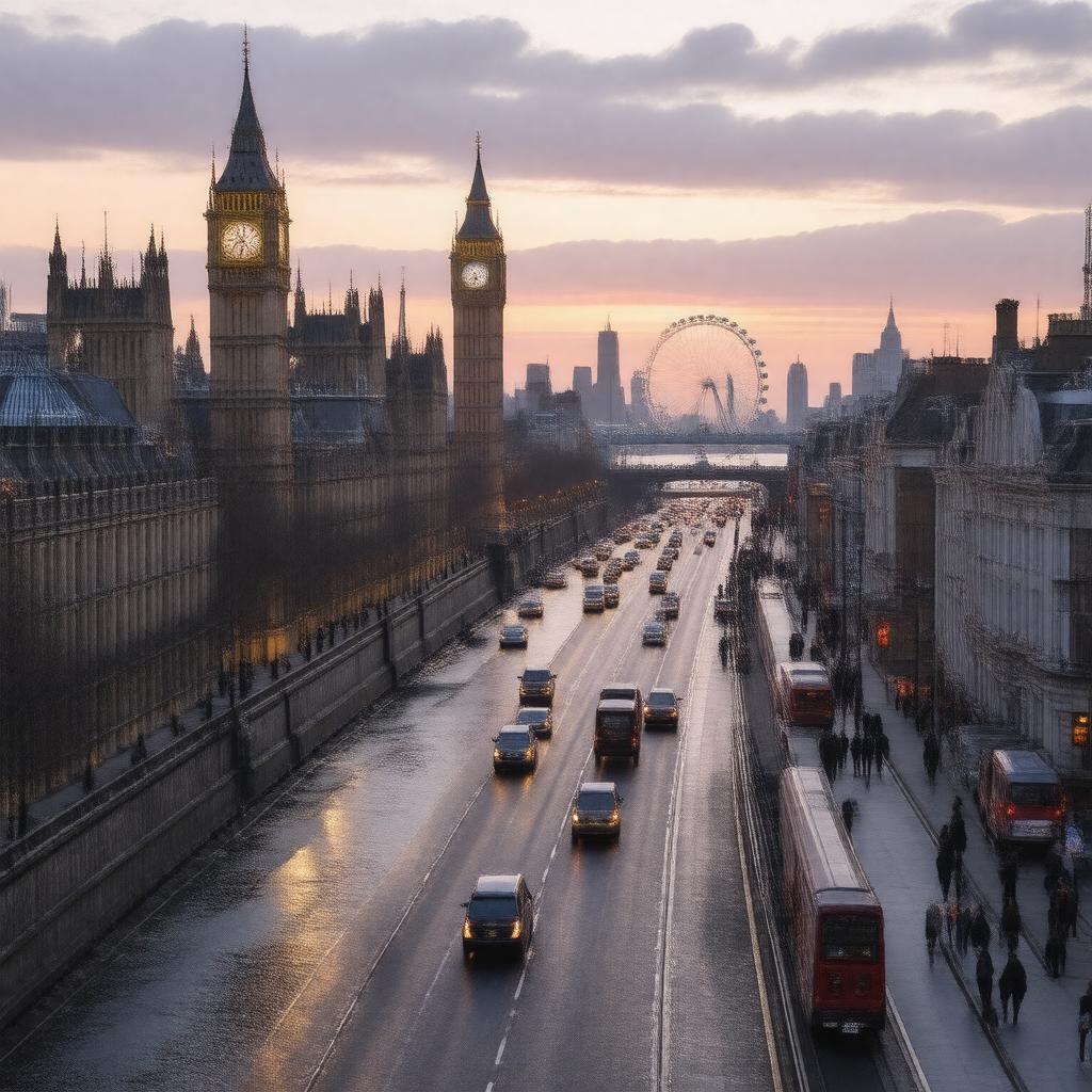 AI-created image of London, UK