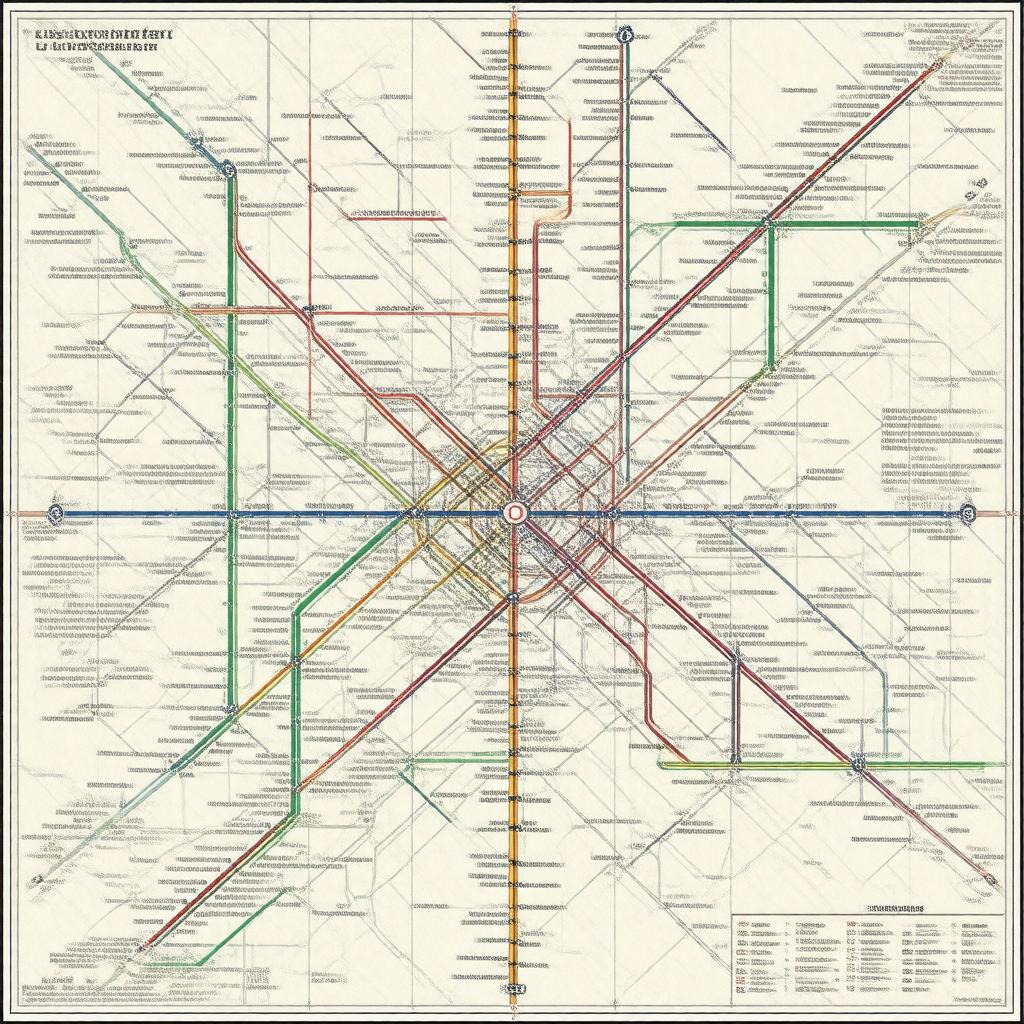 AI-created image of London Underground District line