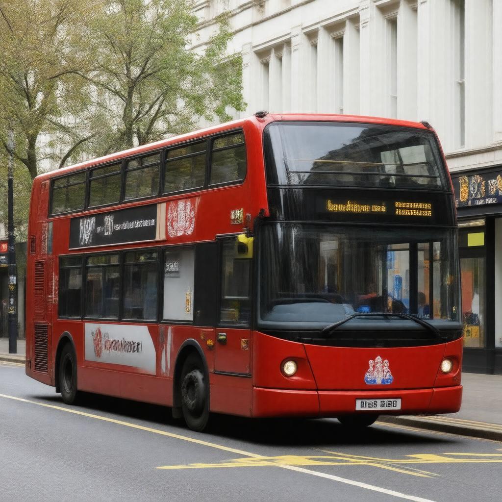AI-created image of London United Bus Company