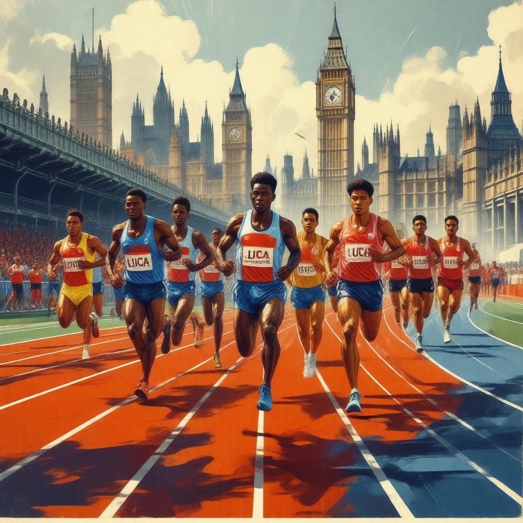 Click to view larger image AI-created image of London Universities and Colleges Athletics