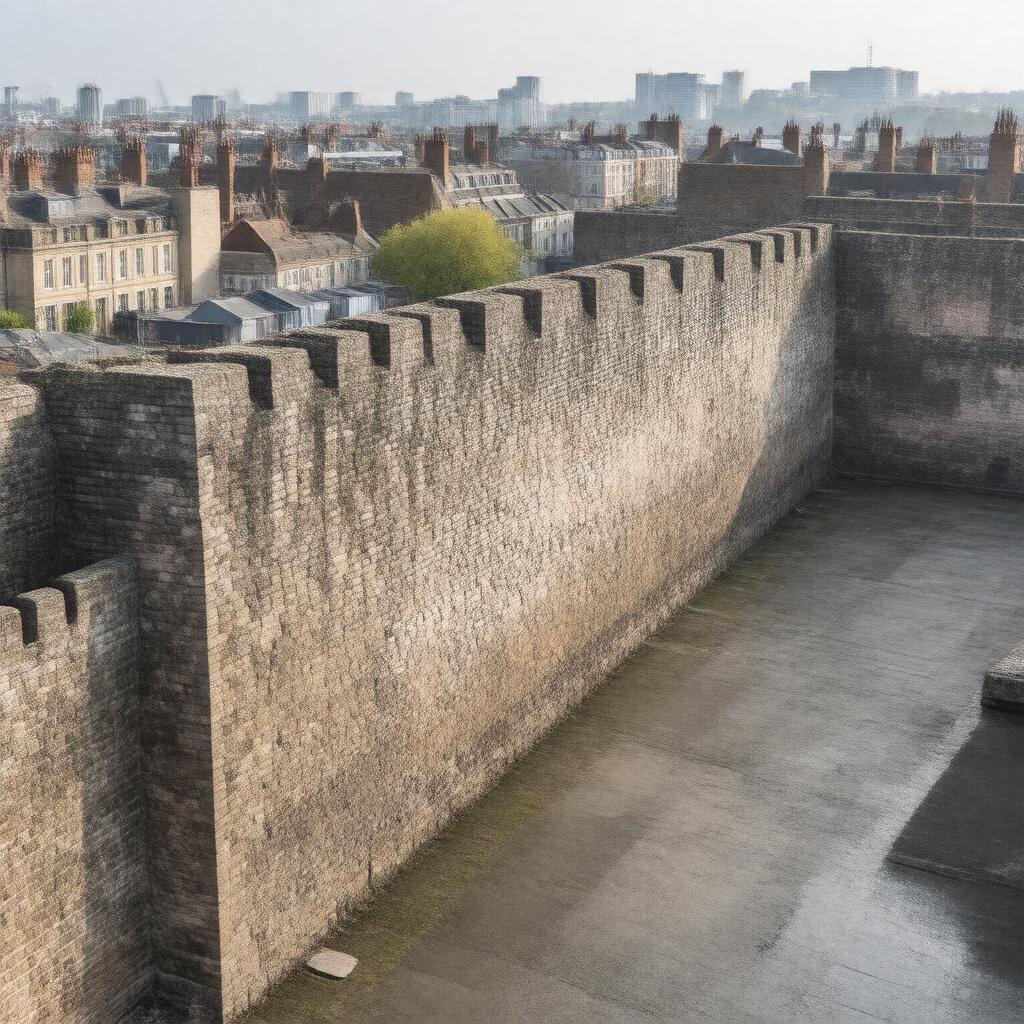 Click to view larger image AI-created image of London Wall