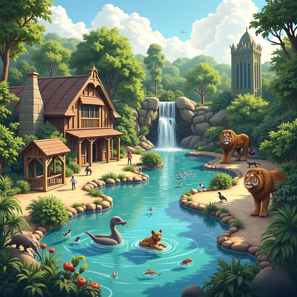 AI-created image of London Zoo