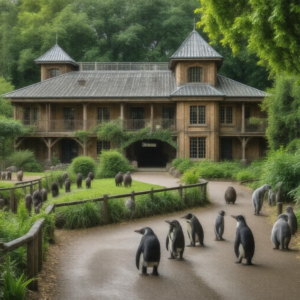 AI-created image of London Zoo