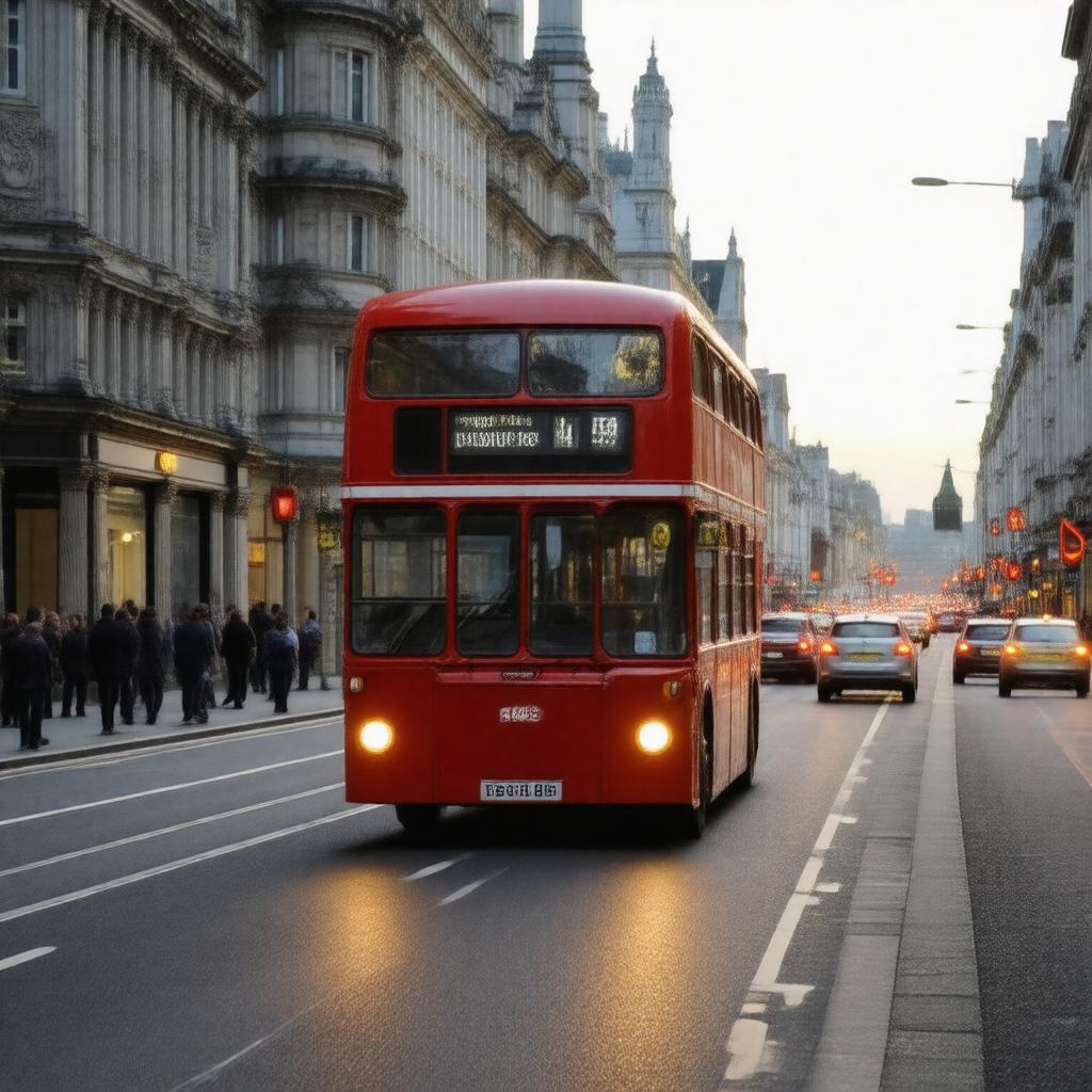 Click to view larger image AI-created image of London bus route 149