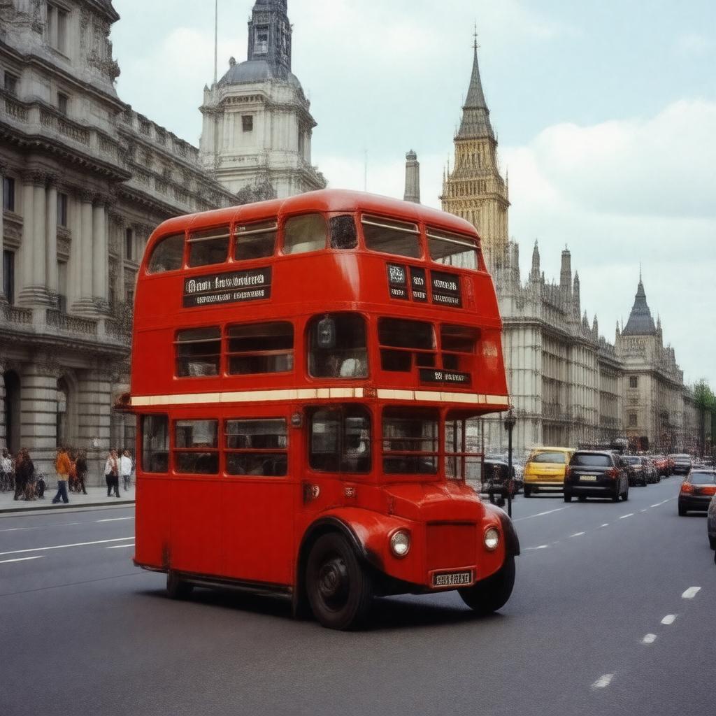 AI-created image of London bus route 15
