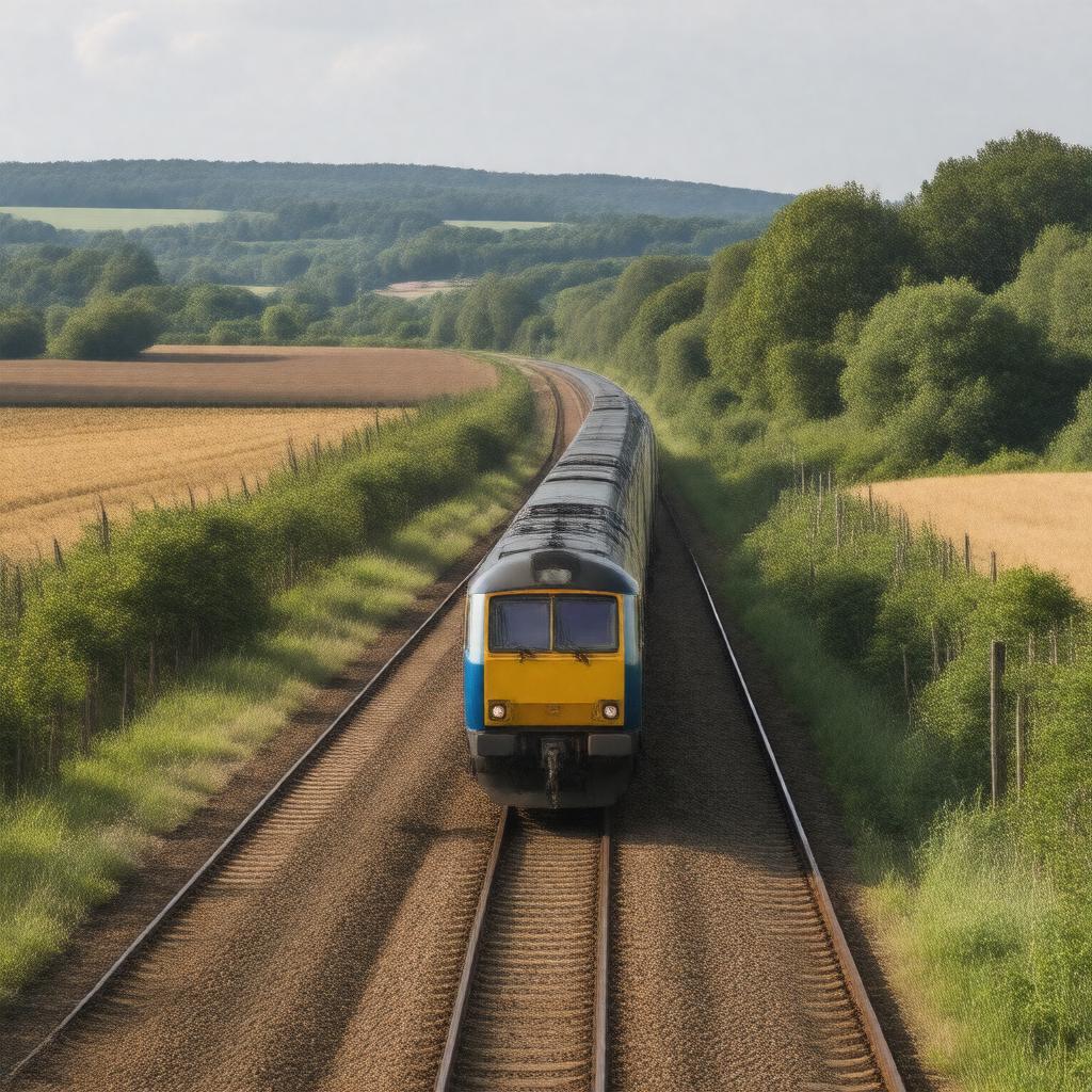 AI-created image of London to Aylesbury Line