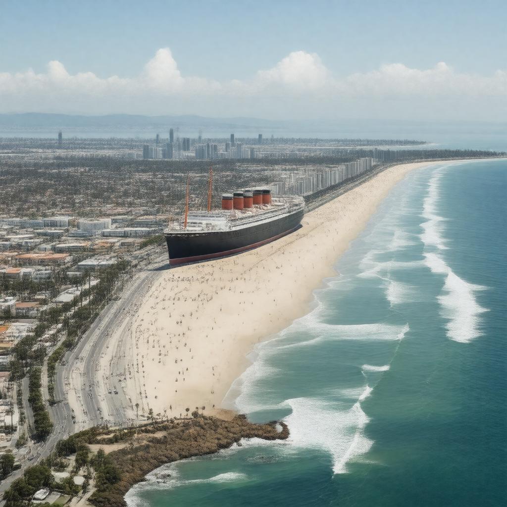 AI-created image of Long Beach