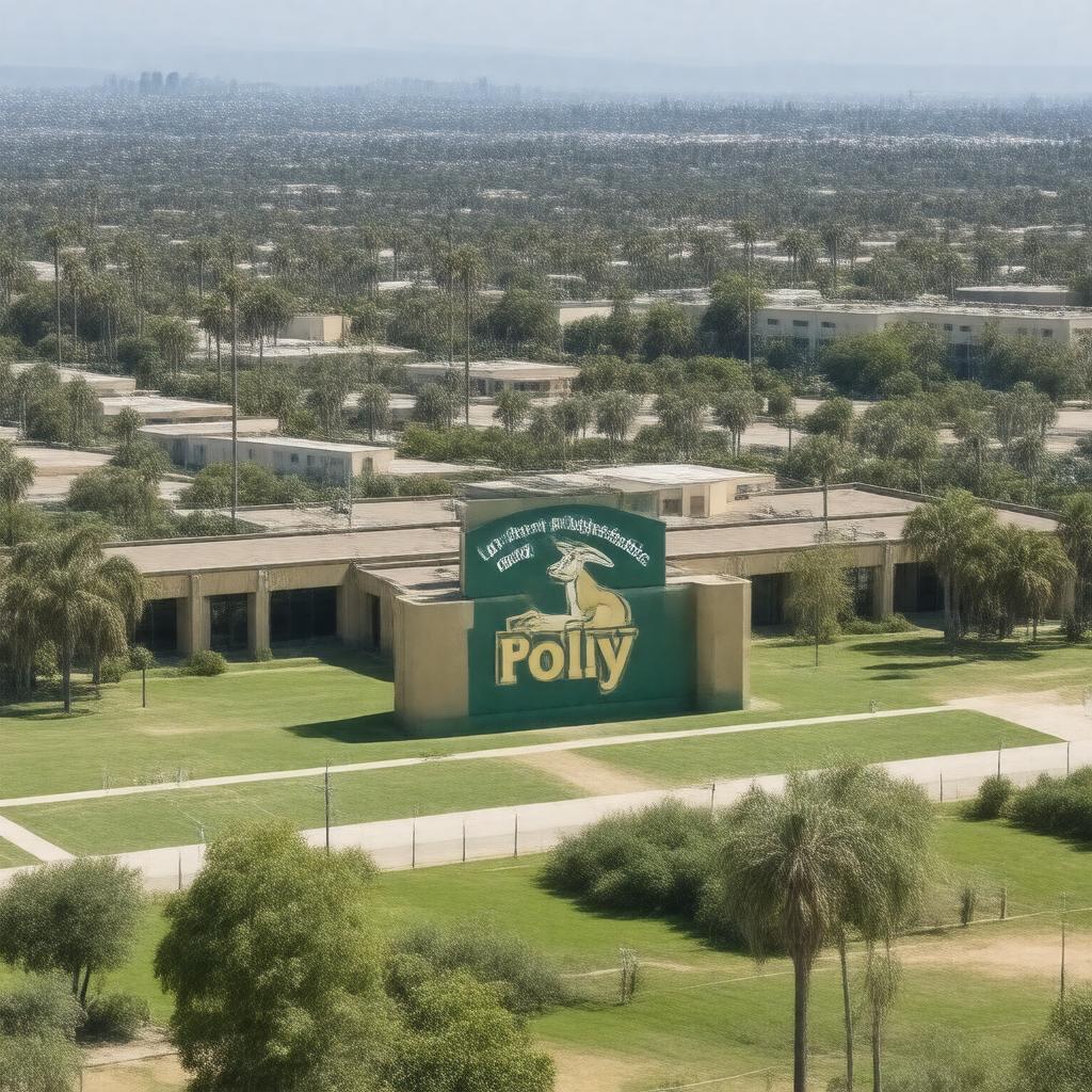 Click to view larger image AI-created image of Long Beach Polytechnic High School