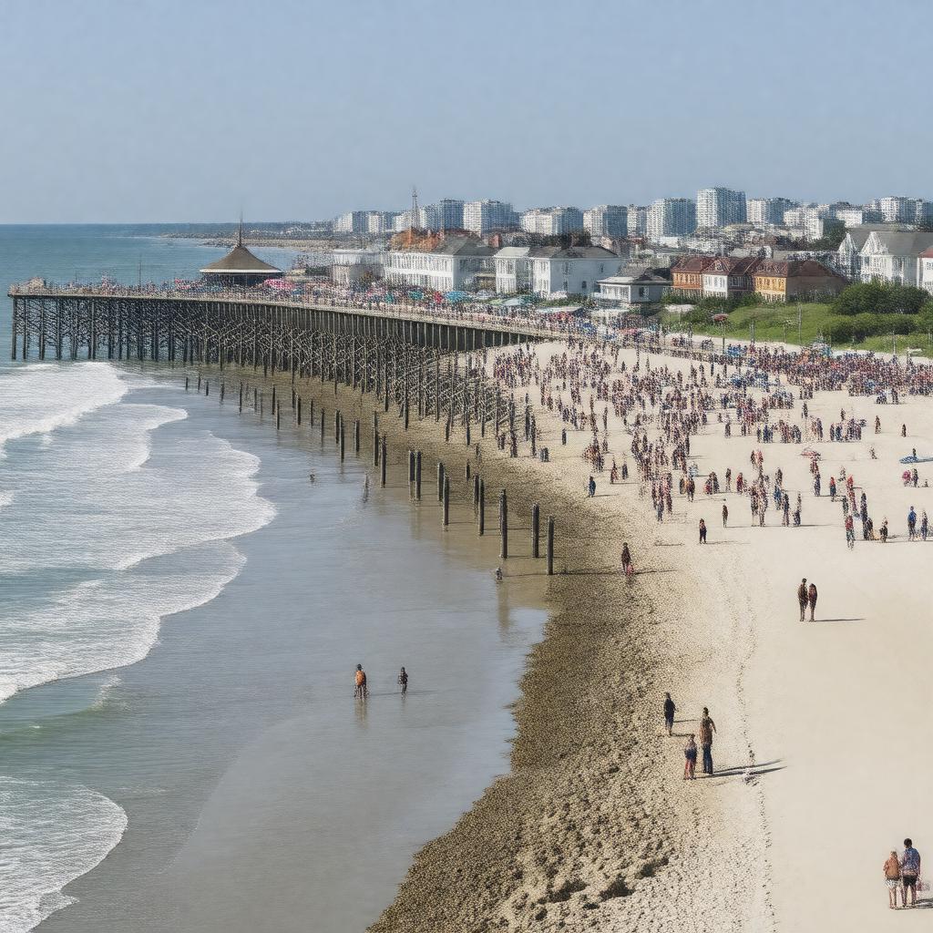 AI-created image of Long Branch, New Jersey, USA