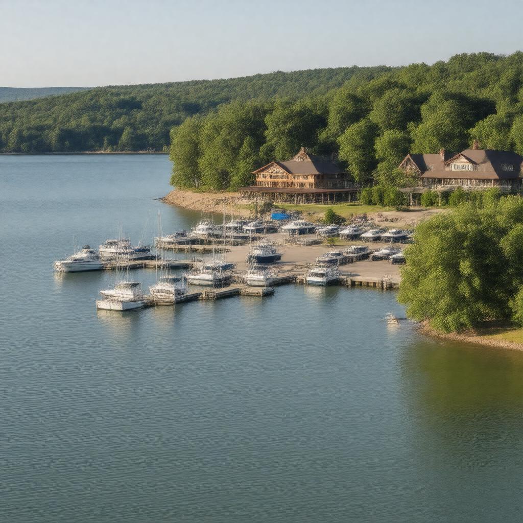 AI-created image of Long Creek Marina