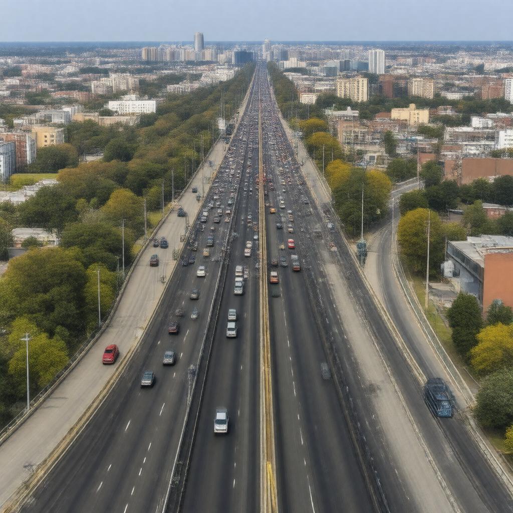 AI-created image of Long Island Expressway