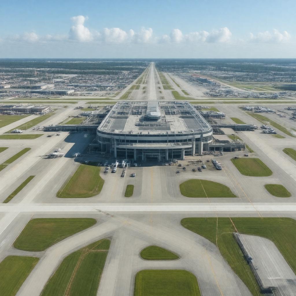 AI-created image of Long Island MacArthur Airport