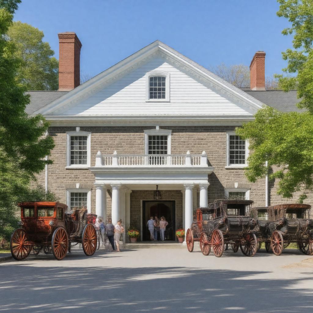 AI-created image of Long Island Museum of American Art, History, and Carriages