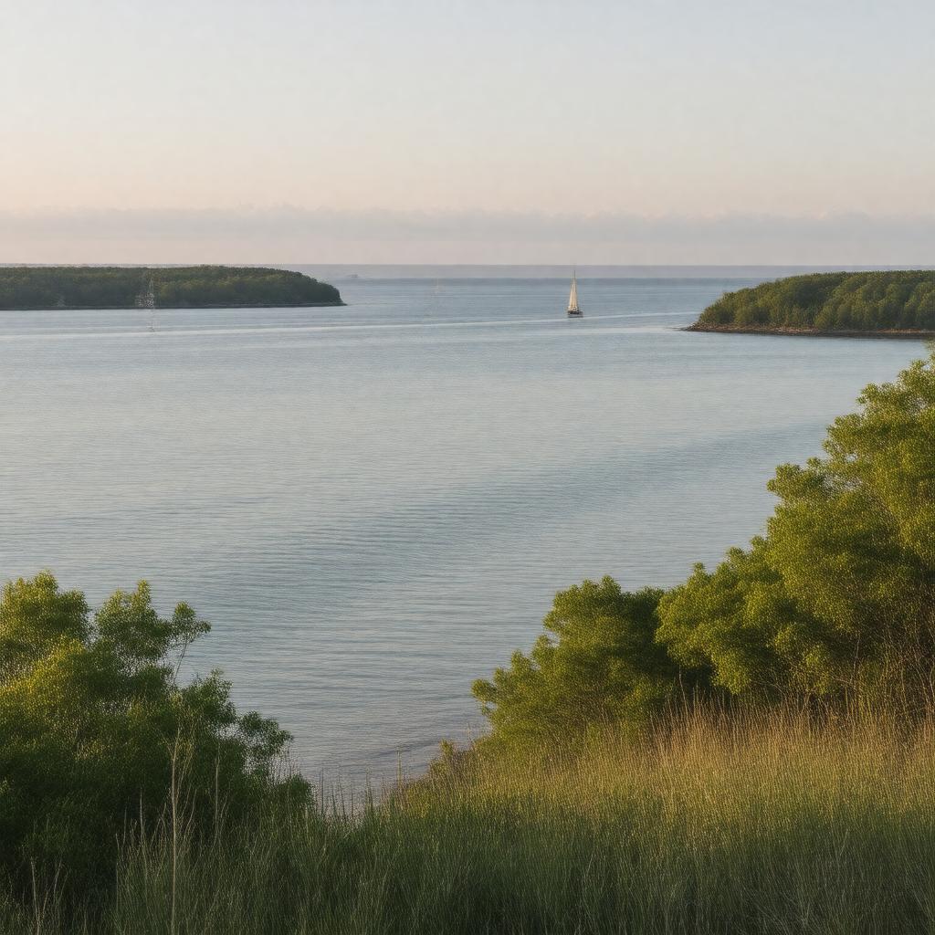 AI-created image of Long Island Sound