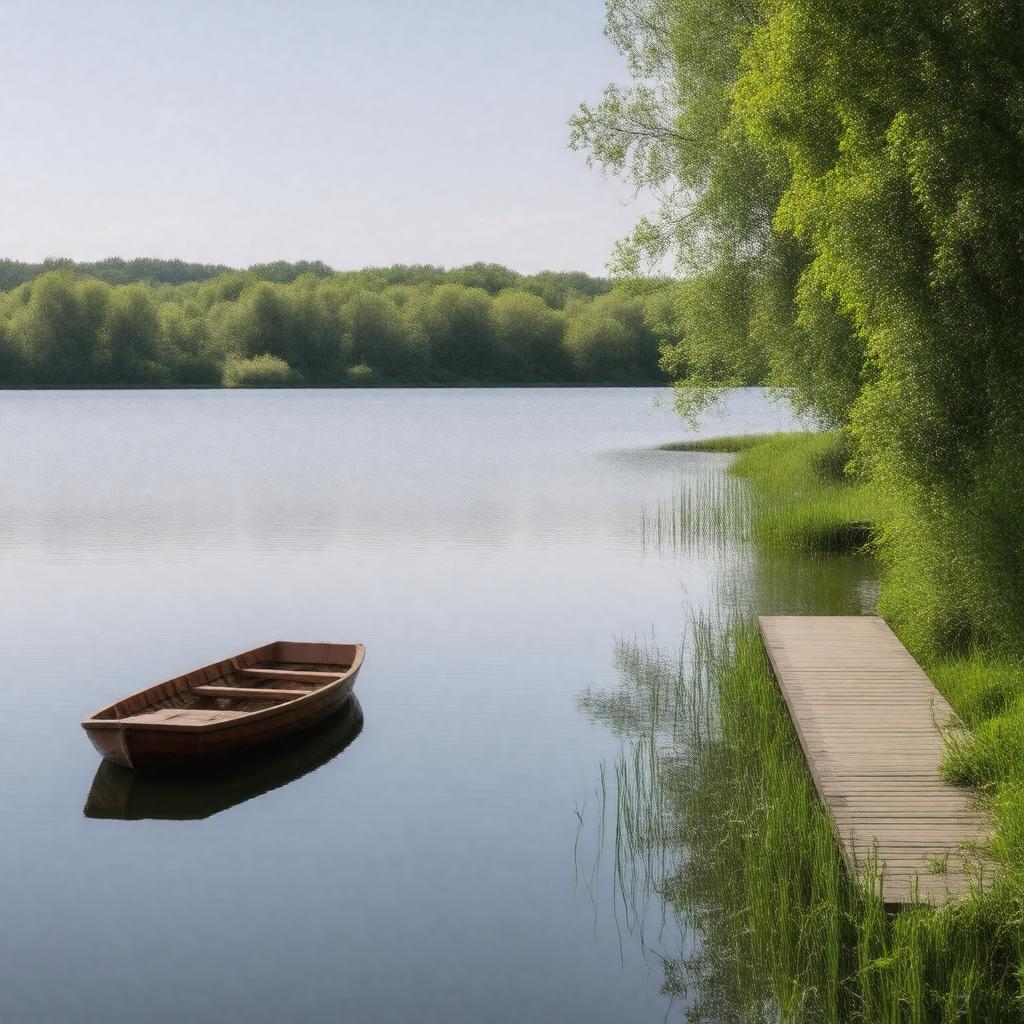 AI-created image of Long Lake