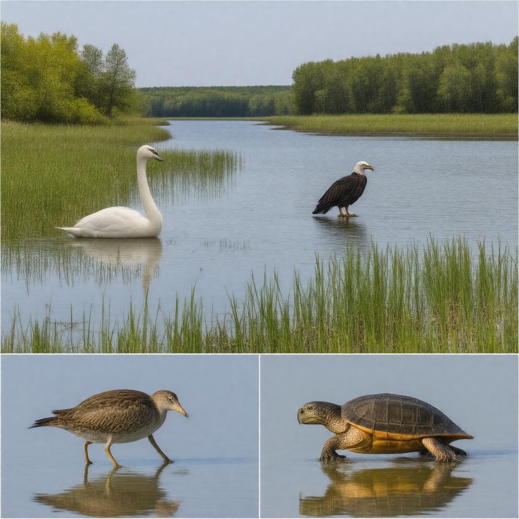 AI-created image of Long Point National Wildlife Area