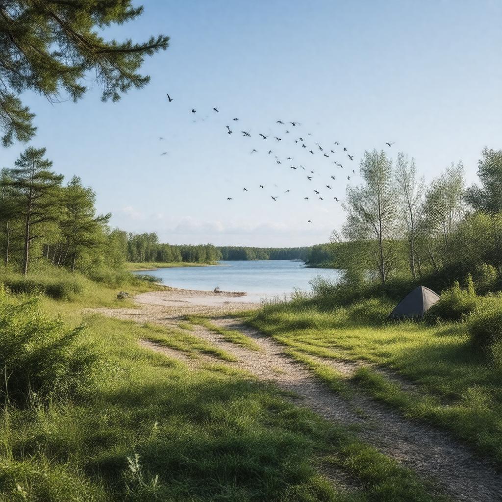 AI-created image of Long Point Provincial Park