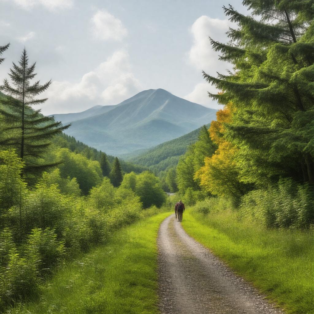 Click to view larger image AI-created image of Long Trail